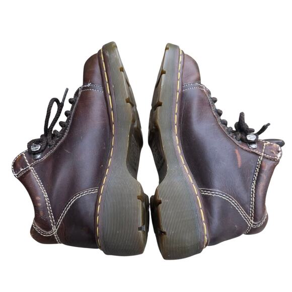 Dr. Martens 8542 Brown Leather Boots Made in England Chunky Workwear Gorpcore W6 - Picture 5 of 13